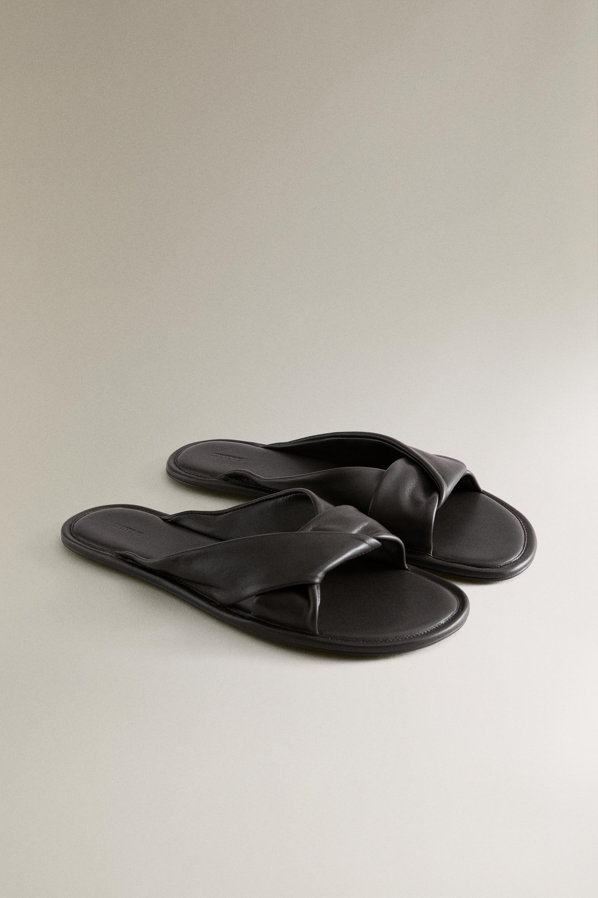 MULE EN CUIR NŒUD